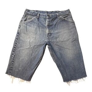 Bulwark FR Shorts Mens 36 Blue Denim Excel Flame Resistant Cut Off Workwear